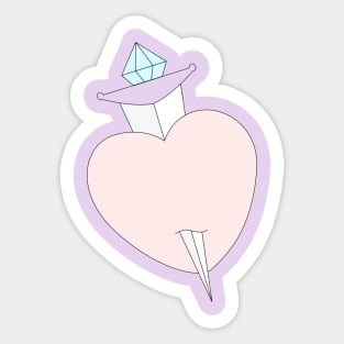 DAGGER AND HEART💕🗡 Sticker